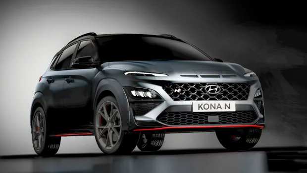 Hyundai Kona N 2021 front end preview