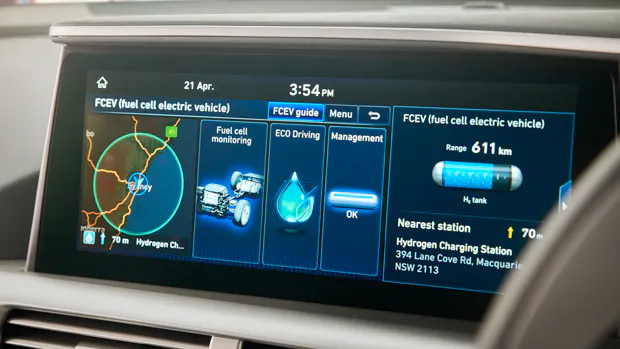 Hyundai Nexo 2021 touchscreen