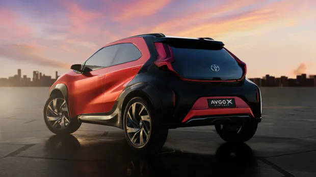 Toyota Aygo X Prologue 2021 rear close up