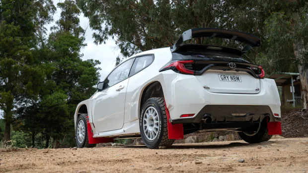 Toyota GR Yaris Rally Car 2021 rear