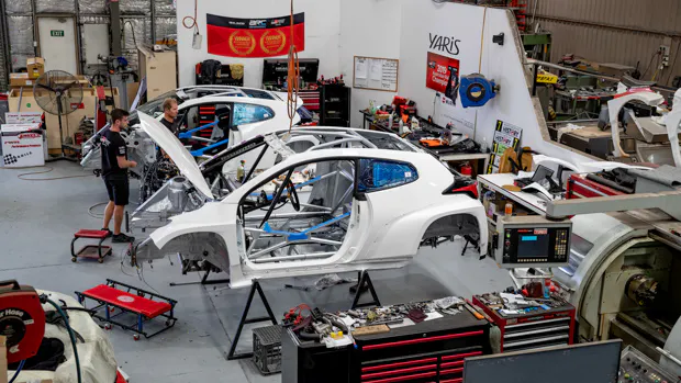 Toyota GR Yaris Rally Car 2021 build above