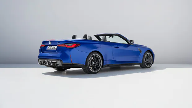 BMW M4 Competition Convertible 2022 rear static