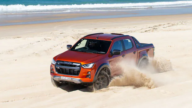 Isuzu D-Max 2021 X Terrain beach driving