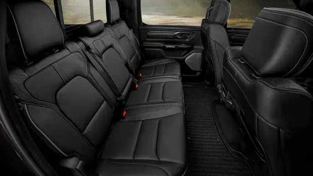 Ram 1500 DT Limited 2021 interior rear