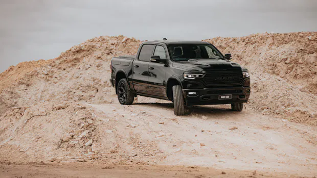 Ram 1500 DT Limited 2021 driving off road