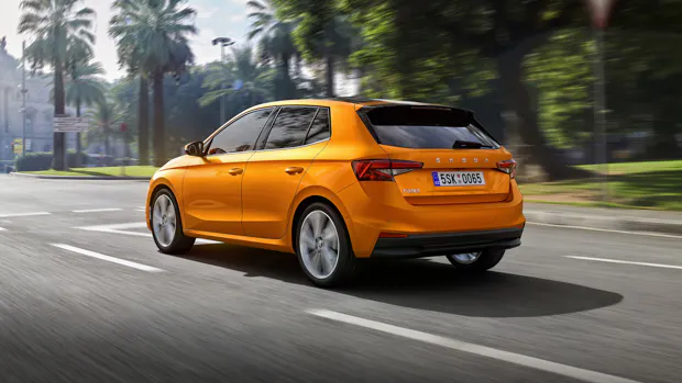 Skoda Fabia 2022 rear driving