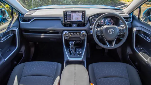 Toyota RAV4 GXL Hybrid 2021 dashboard