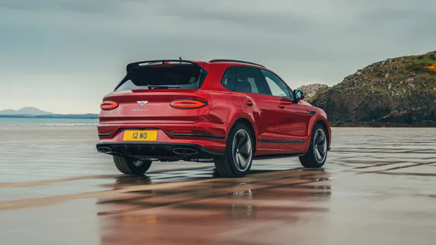 Bentley Bentayga S 2022 rear driving