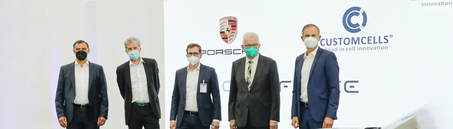 Porsche begins developing high-performance battery technology with Customcells