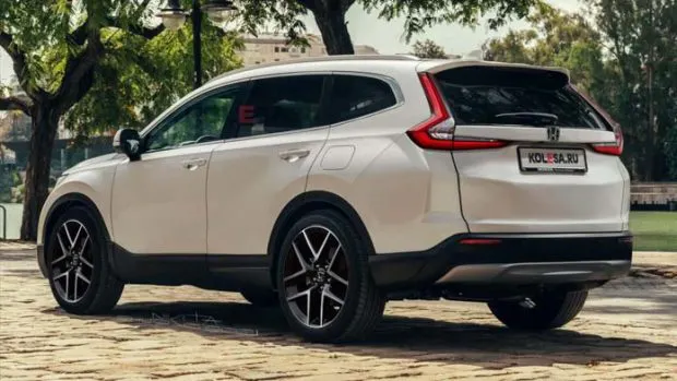 Honda CR-V 2023 rear render