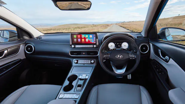 Hyundai Kona Electric Highlander 2021 interior