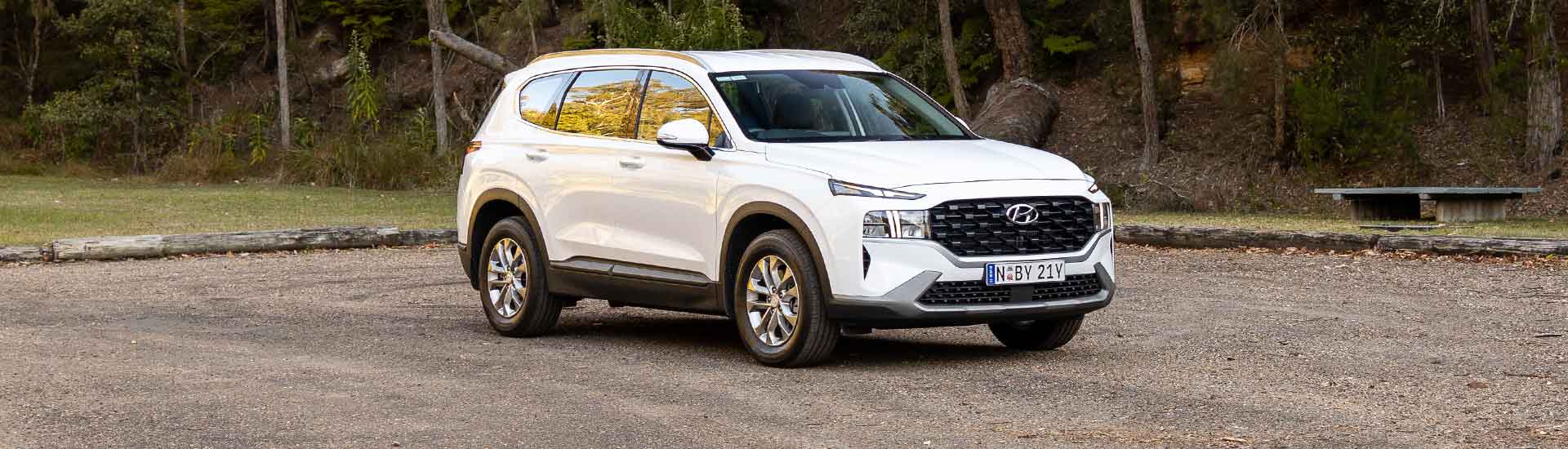 Hyundai Santa Fe base model 2021 review