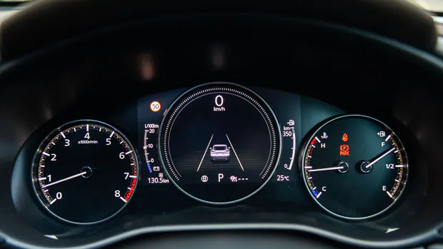 2021 Mazda CX30 instrument cluster