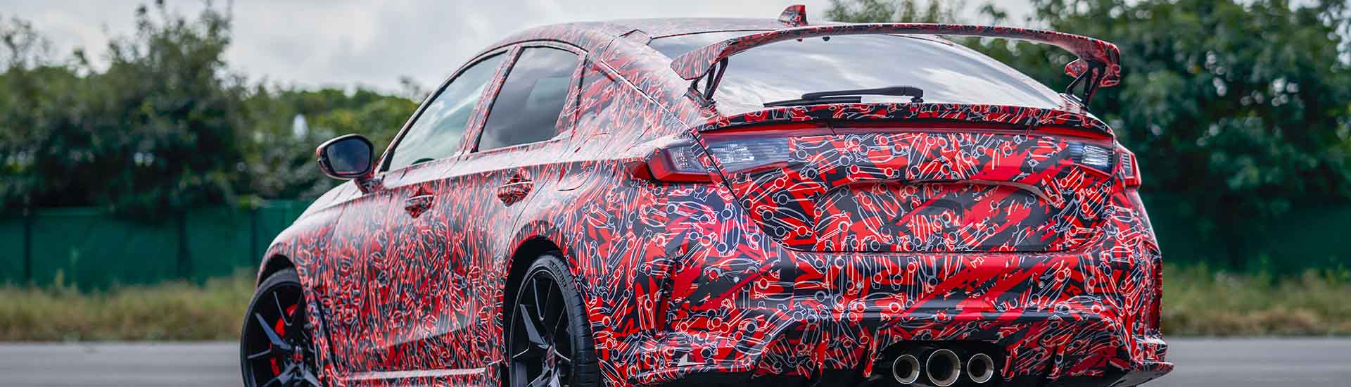Honda Civic Type R 2022: fresh look revealed ahead of Nurburgring testing