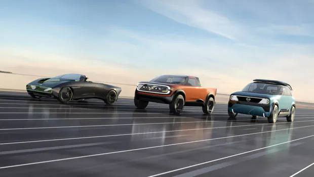 Nissan previews four EV concept cars in future mobility announcement