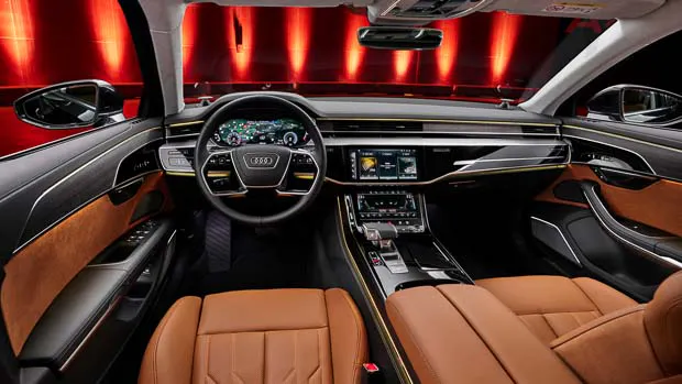 Audi A8 2022 front seat