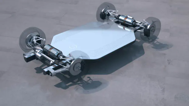 Nissan skateboard platform architecture