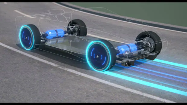 Nissan electric all-wheel drive
