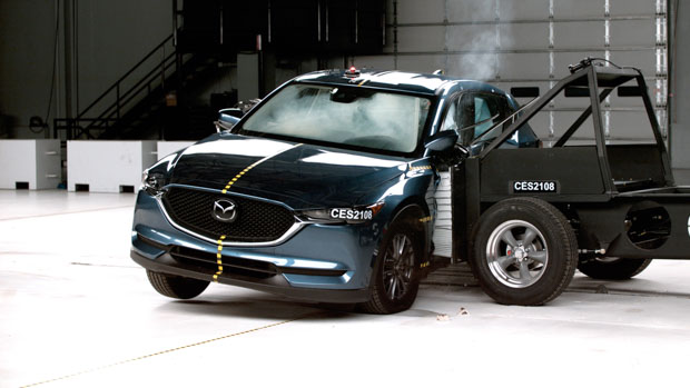 Tough new American crash tests see only Mazda CX-5 score well, while two SUVs tested poorly