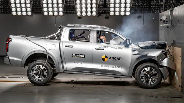 GWM ute frontal crash ANCAP