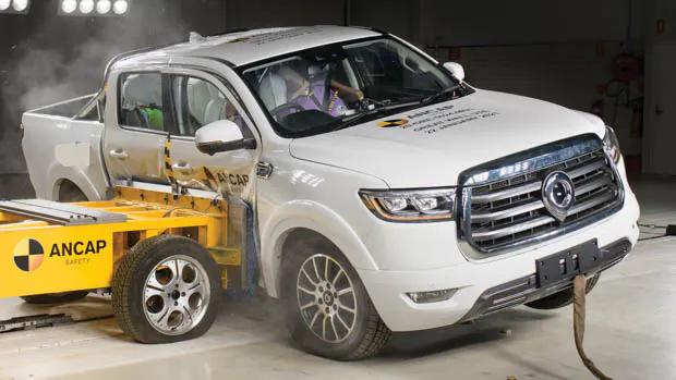 GWM ute side impact ANCAP