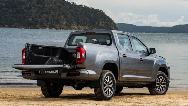 LDV T60 rear 3/4 beach view