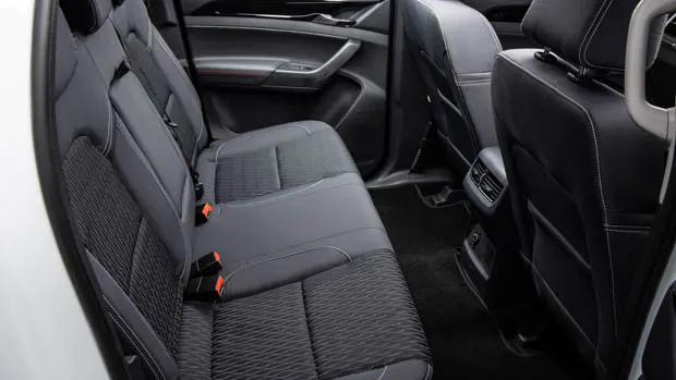 LDV T60 back seat view
