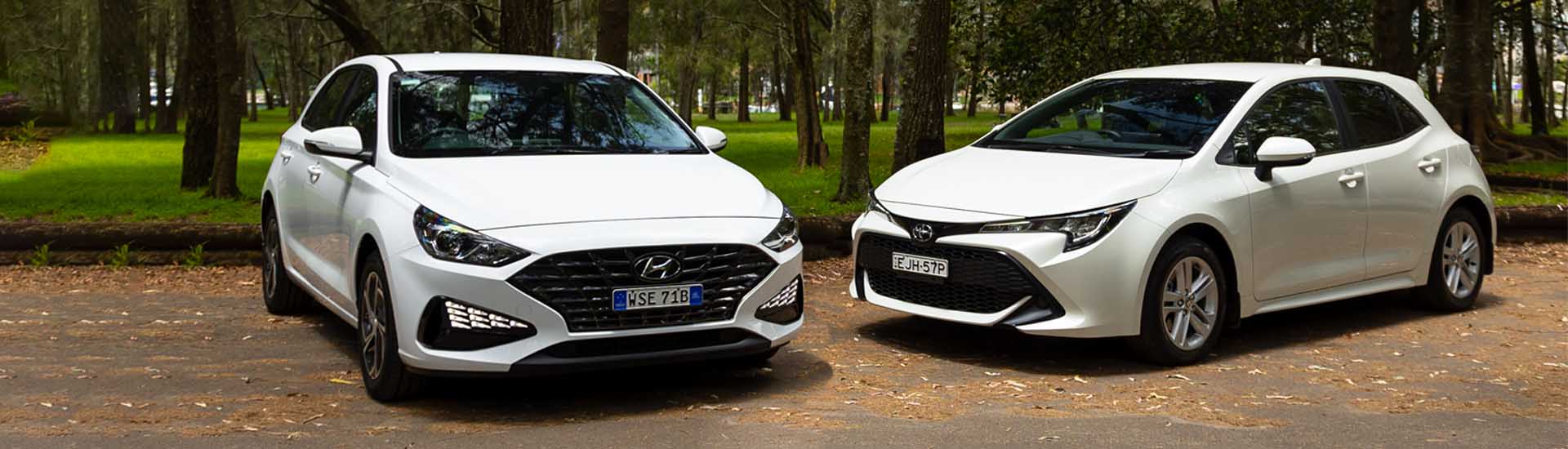 Toyota Corolla vs Hyundai i30 2022 hatchback comparison