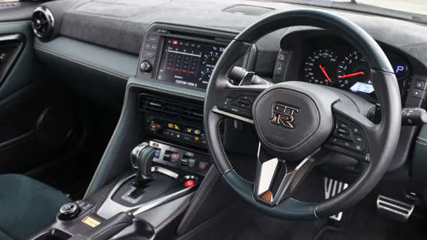 Nissan GTR T Spec 2022 green interior
