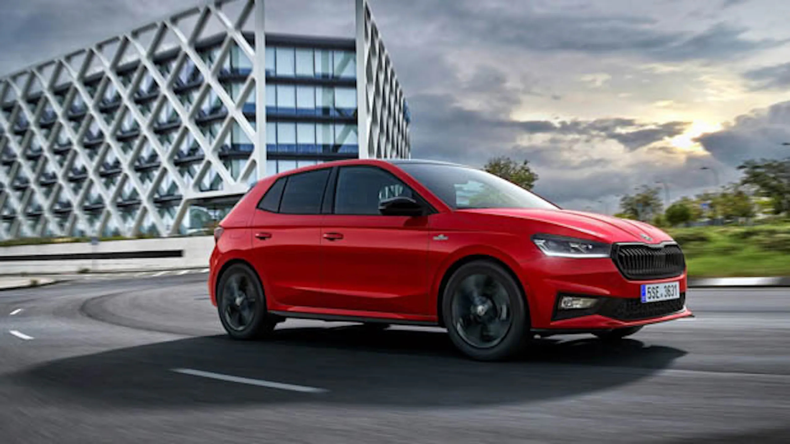 Skoda Fabia Monte Carlo 2022 driving