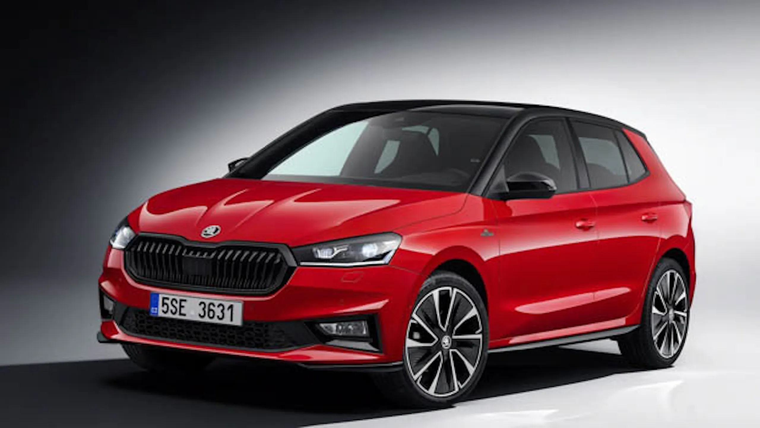 Skoda Fabia Monte Carlo 2022 studio shot
