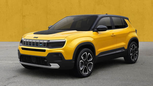 Jeep electric SUV 2023: Stellantis previews images of first battery-powered Jeep