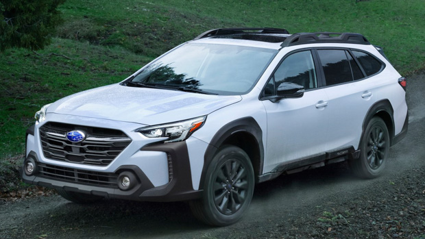 Subaru Outback 2023: facelifted wagon picks up Solterra-style cladding