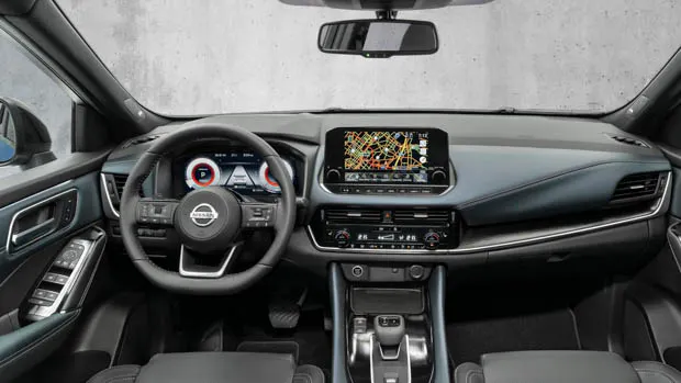 Nissan Qashqai 2022 interior forward facing