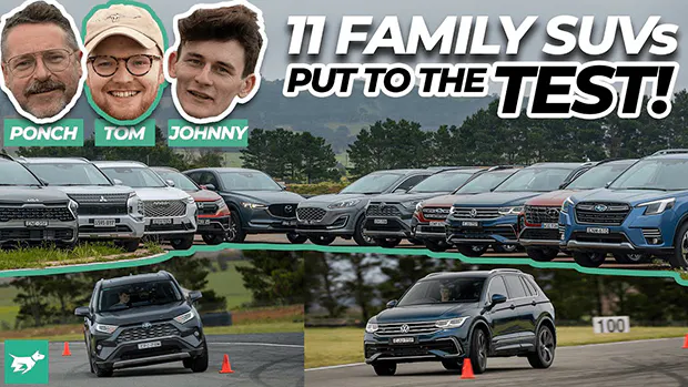 Midsize SUV megatest YT thumbnail