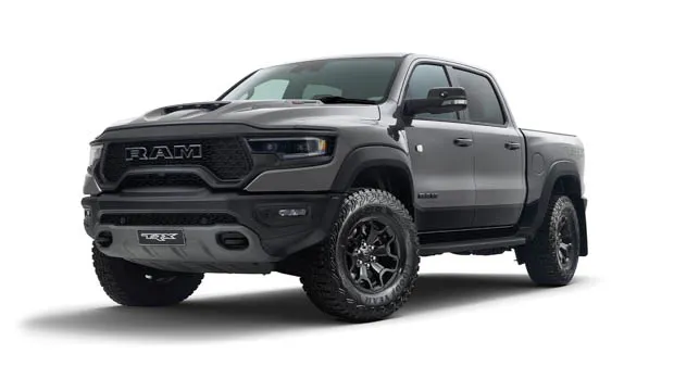 Ram 1500 TRX 2023 white background