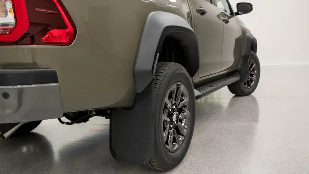 Toyota Hilux Rogue 2022 side profile from rear