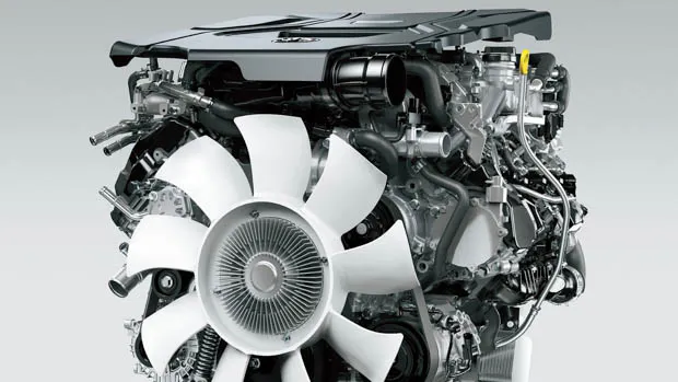 Toyota twin-turbo V6 diesel engine