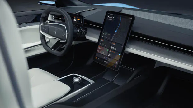 Polestar 6 roadster interior shot