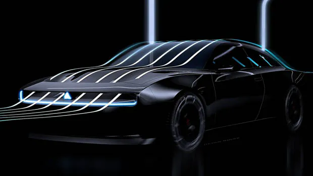 Dodge Charger Daytona EV air flow
