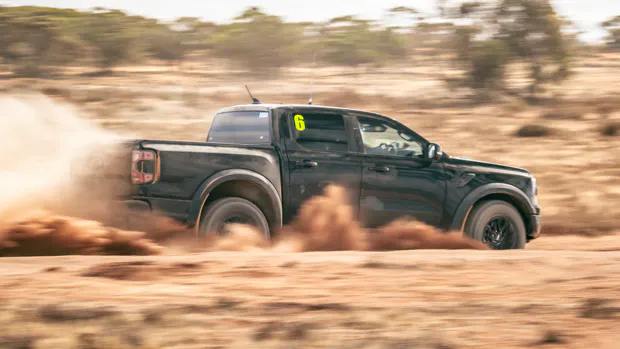 Ford Ranger Raptor 2023 prototype off road