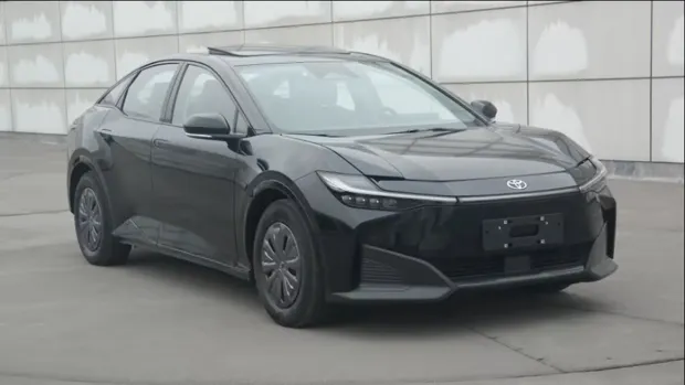 Toyota BZ3 2023: first pics of rear-drive 'electric Camry' leaked