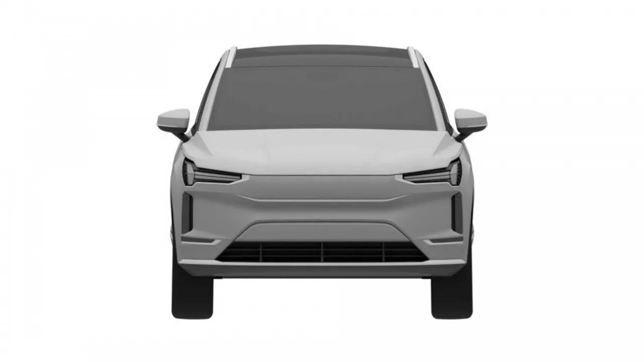 Volvo XC90 2023: patent images suggest facelift; ‘EXC90’ electric variant to be sold alongside Embla