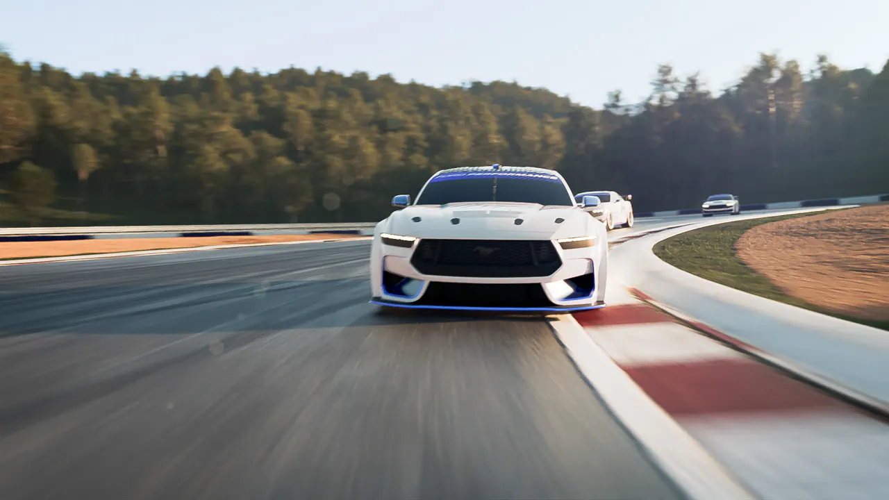Ford shows off the new Gen3 Supercars Mustang race car in Detroit!