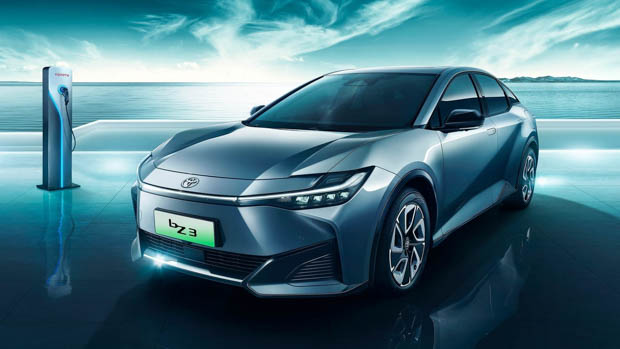 Toyota BZ3 sedan revealed with BYD battery, China release only for now