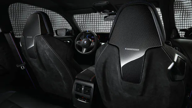 BMW M2 Performance parts carbon seat trim