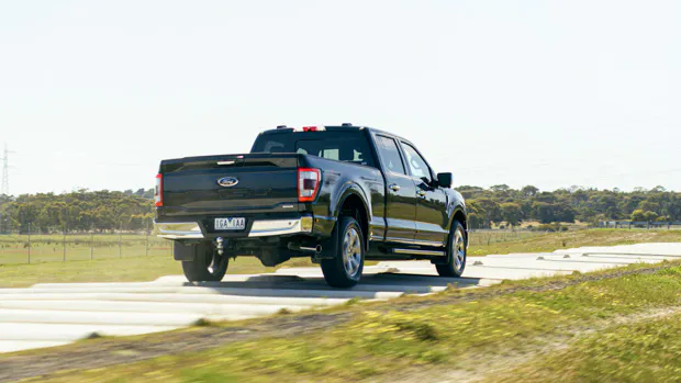 Ford F-150 2022 Australian testing rear