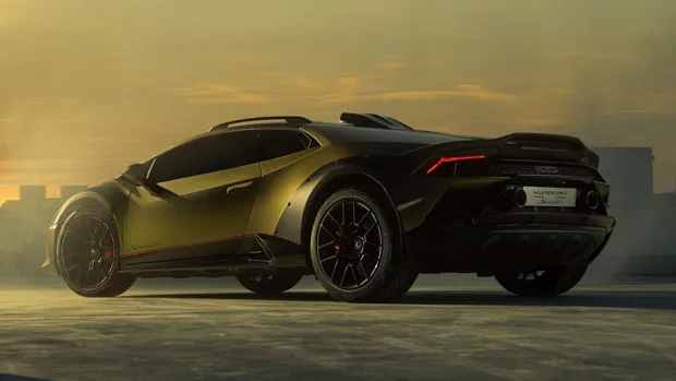 2024 Lamborghini Huracan Sterrato rear 3/4 side