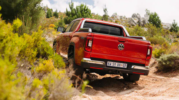 Volkswagen Amarok Style (Aus) 2023 rear 3/4 driving
