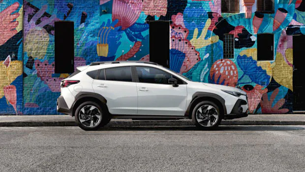 2023 Subaru Crosstrek side profile white car